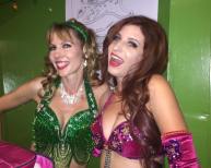 With Bridget, backstage for Soiree Orientale at the Big Dipper
