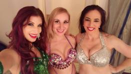 With Celadon and Stephanie backstage at the Reserve! Celadon is on her way to dance in China, good luck lady!